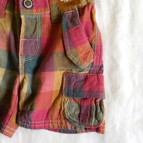 NEW next UK polo shirt & cargo shorts matching outfit set 3-6 months baby - Picture 10 of 12